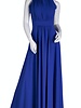 Blauwe feestelijke jurk met glitters  - 202390