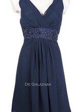Cocktailjurk in navy blauw - 2023100