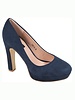 Blauwe pump met plateau - 2023164