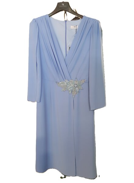 Lichtblauwe cocktailjurk  - 202508