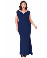 Donkerblauwe galajurk  - 2026009