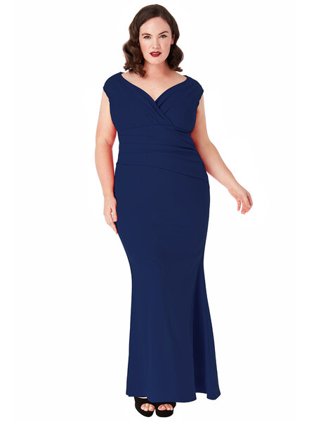 Donkerblauwe galajurk  - 2026009