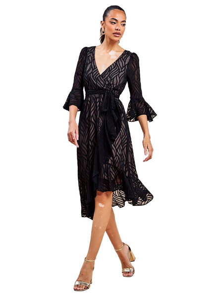 Zwart feestjurkje - 2026014