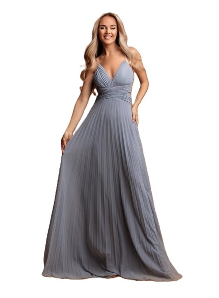 Lichtblauwe feestjurk - 2026028