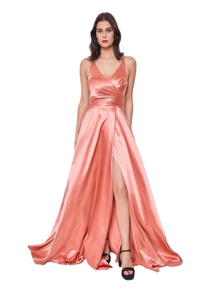 Satijn feestjurk - 2026030