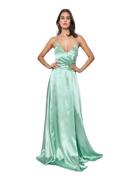 Lichtgroene feestjurk - 2026036