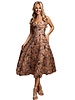 Beige feestjurk - 202674