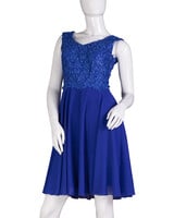 Blauw feestjurkje - 202676