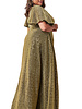 Gouden plus-size glitterjurk - 202683
