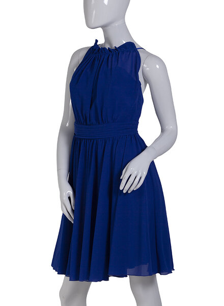 Blauw cocktailjurkje - 202685