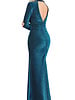 Aqua blauwe glitterjurk - 2026127