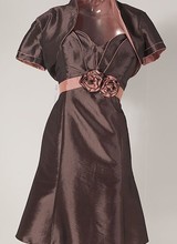 Cocktailset bruin/roze 12157