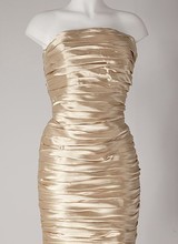 Goud kleurige cocktailjurk 12384