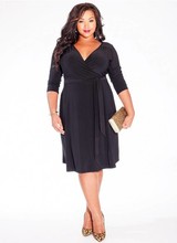 Zwarte cocktailjurk 12425