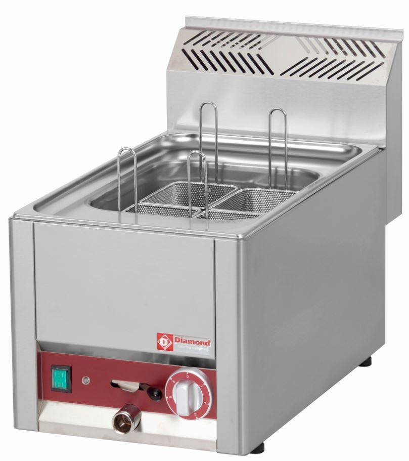 Cuiseur de Pates Electrique INOX 1/2 GN Vidange de Table 230V 330x600x(H)290mm