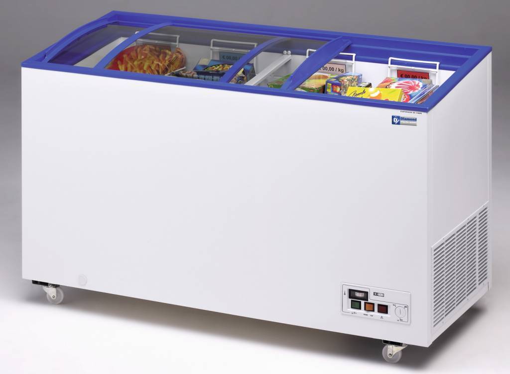 Congélateur à Glace Vitre Coulissante 15C° à 23C° 392 Litres