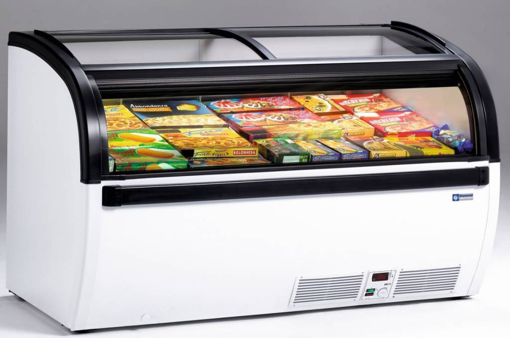 Congélateur à Glace Vitre Coulissante 15C° à 23C° 150x94x(h