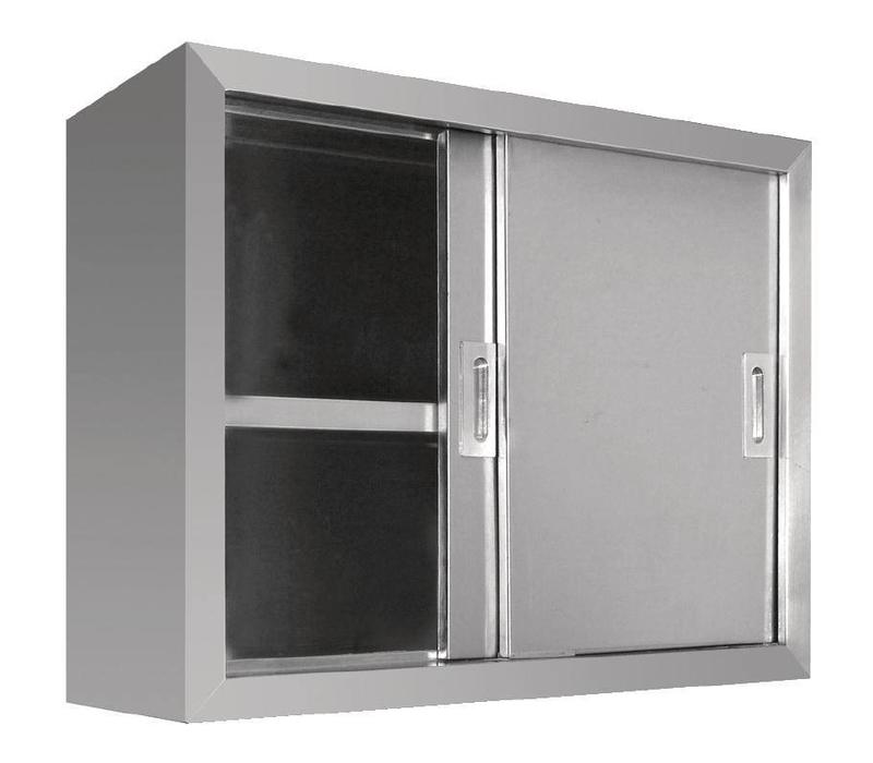 CHRselect Armoire Murale Inox 2 Portes Coulissantes 300(p)x900(l