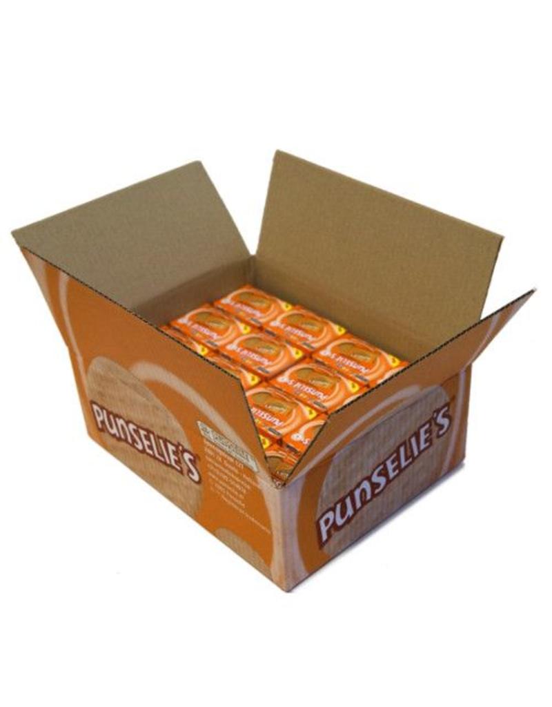 16 boxes Punselie To Go = 4 individually wrapped Punselie's biscuits per box.