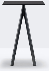Pedrali SC604 4-Poot sta-tafelonderstel hoogte 105 cm, voet Ø60 cm