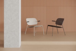 De Vorm HALE Lounge Chair met armleggers