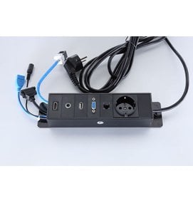 Götessons Powerinlay 3. 1P/1D/1VGA/1AUDIO/1HDMI/1USBCHARGE - Götessons