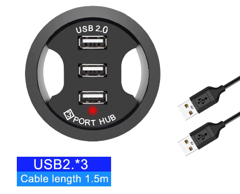 Usb Hub Usb 3.0 Usb 2.0 Hub Desktop Grommet Type C Poort Hub