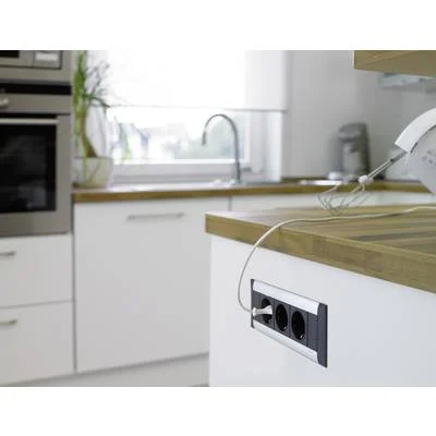 EVOLINE Evoline Inbouwmodule Frame Dock 4x stroom