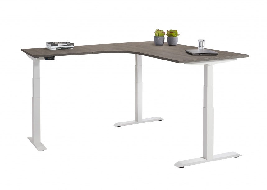 Multi Meubel TT03 Elektrische WING ( hoekbureau ) zit/sta werkplek (van 65 tot 130 cm.)