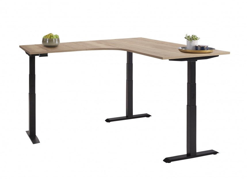 Multi Meubel TT03 Elektrische WING ( hoekbureau ) zit/sta werkplek (van 65 tot 130 cm.)