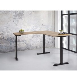 Multi Meubel TT03 Elektrische WING ( hoekbureau ) zit/sta werkplek (van 65 tot 130 cm.) - Elektrisch verstelbare bureaus