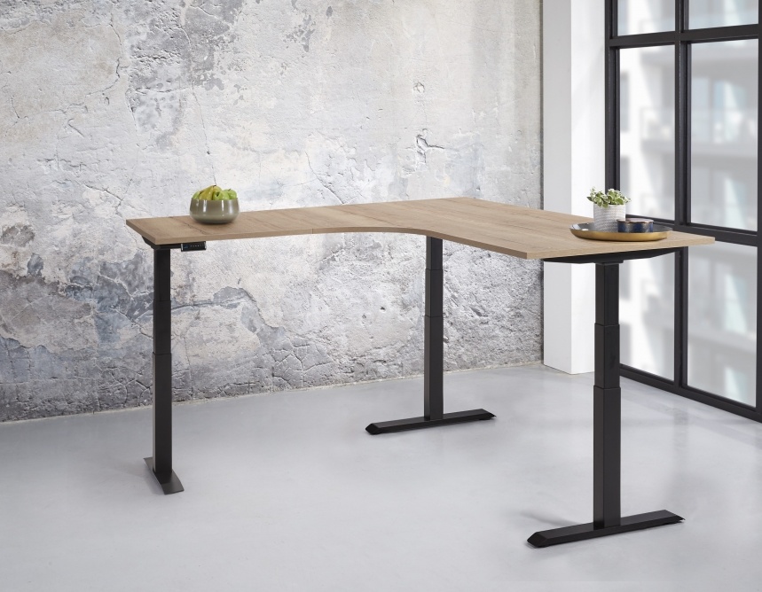 Multi Meubel TT03 Elektrische WING ( hoekbureau ) zit/sta werkplek (van 65 tot 130 cm.)