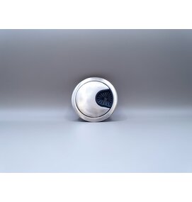 Multi Meubel Kabeldoorvoerdop RVS Look Rond 50 met RUBBER - Metalen kabeldoorvoerdoppen
