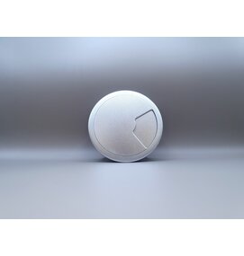 Multi Meubel Kabeldoorvoer dop Kunststof ZILVER Rond 80 - Multi Meubel