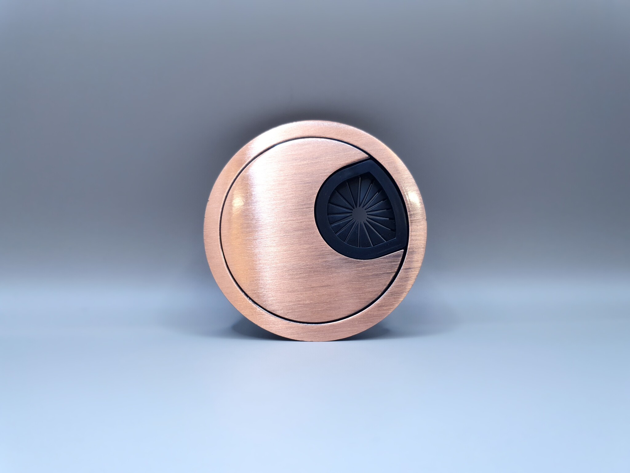 Multi Meubel Kabeldoorvoerdop Rond 60mm  METAAL KOPER