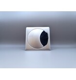 Multi Meubel Kabeldoorvoer metaal vierkant RVS finish