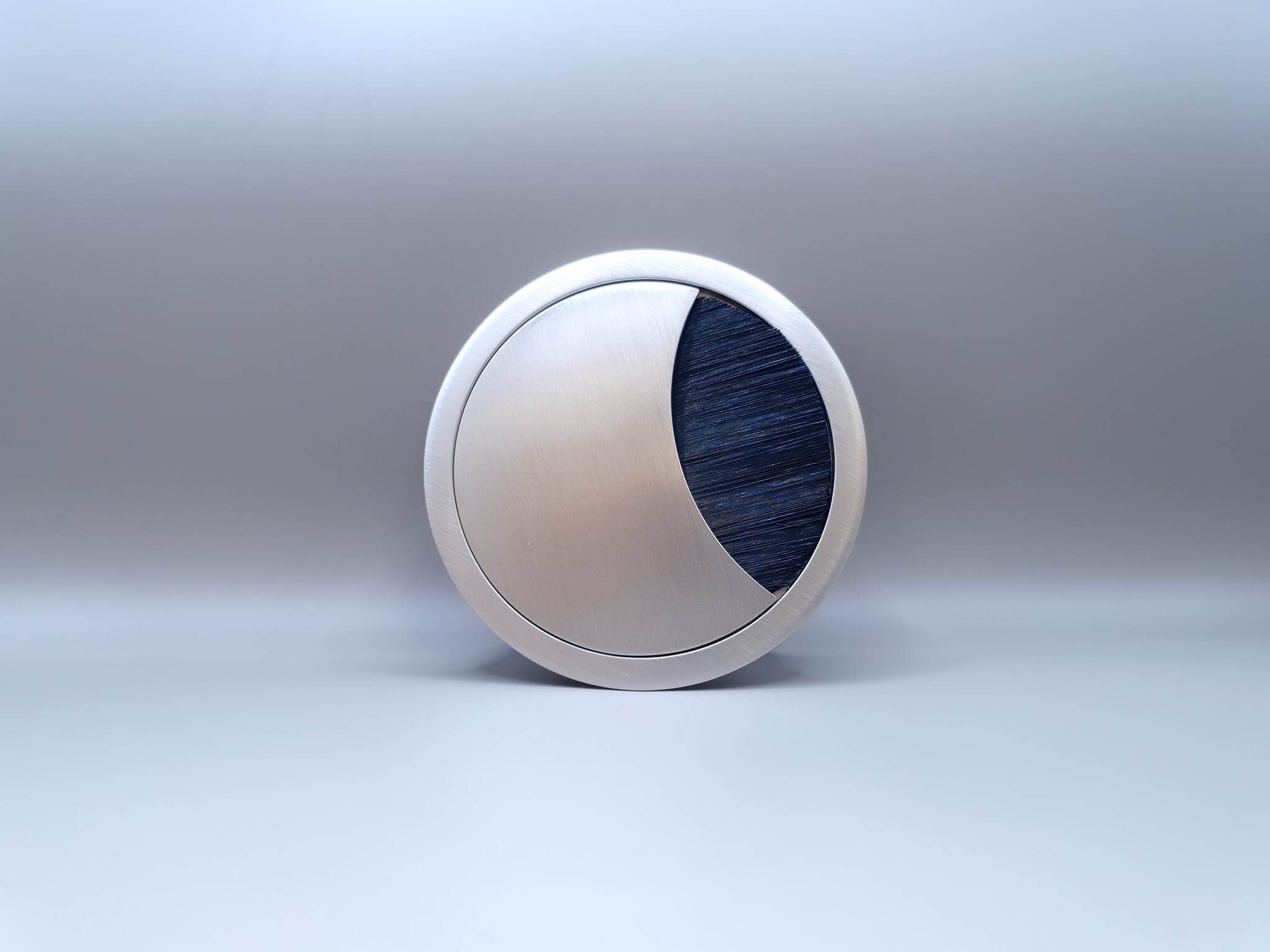 Multi Meubel Kabeldoorvoer Metaal rond 80 MAT CHROOM