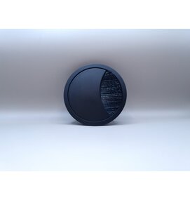 Multi Meubel Kabeldoorvoer Metaal rond 80 ZWART - Multi Meubel