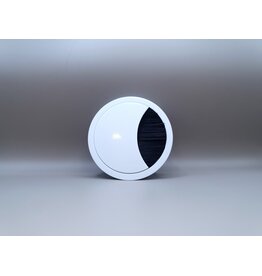 Multi Meubel Kabeldoorvoer Metaal rond 80 WIT