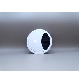 Multi Meubel Kabeldoorvoer Metaal rond 80 WIT - Multi Meubel