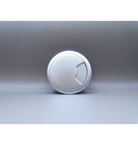 Multi Meubel Kabeldoorvoer dop Kunststof ZILVER Rond 60 - Multi Meubel