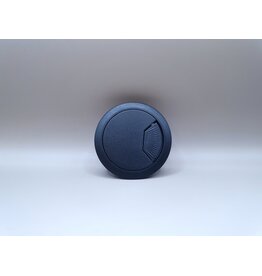 Multi Meubel Kabeldoorvoer dop Kunststof ZWART  Rond 50 mm.