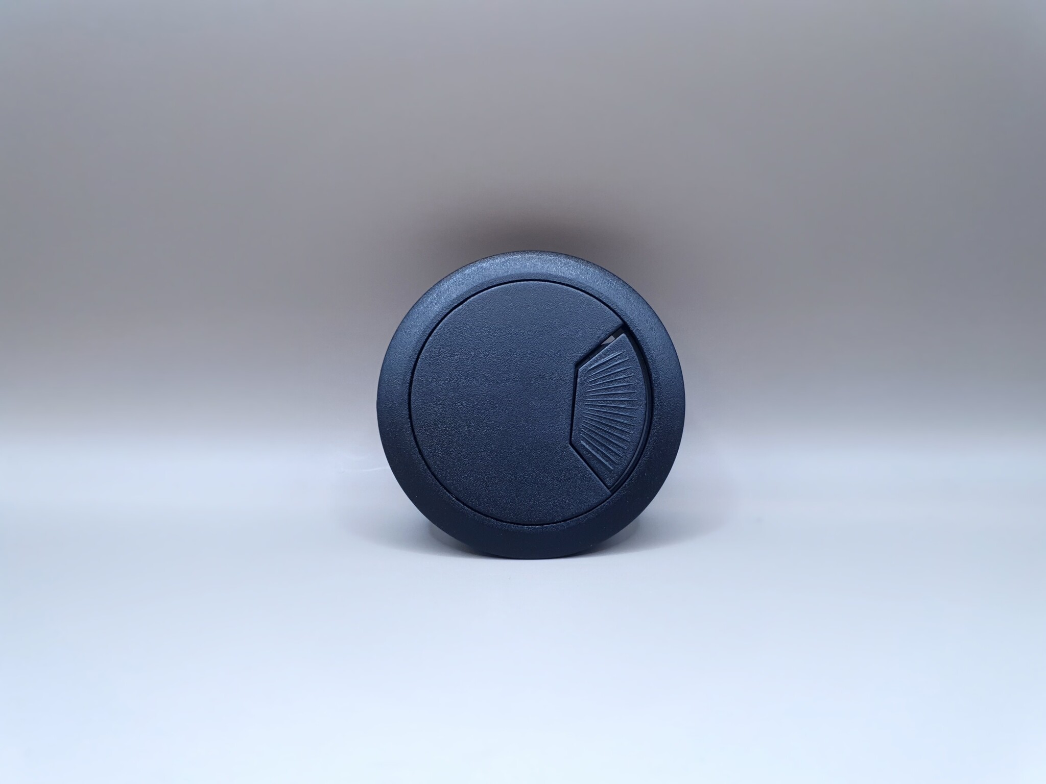 Multi Meubel Kabeldoorvoer dop Kunststof ZWART  Rond 50 mm.