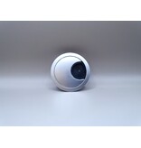 Multi Meubel Kabeldoorvoer metaal rond 50 mm MAT CHROOM.