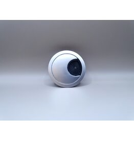 Multi Meubel Kabeldoorvoer metaal rond 50 mm MAT CHROOM.