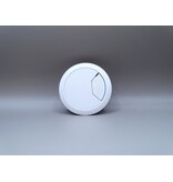Multi Meubel Kabeldoorvoer dop Kunststof WIT  Rond 50 mm.