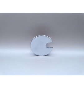 Multi Meubel Kabeldoorvoerdop Rond 35mm METAAL  GLANS CHROOM - Metalen kabeldoorvoerdoppen