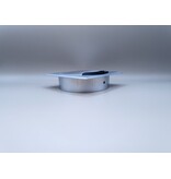 Multi Meubel Kabeldoorvoer metaal vierkant GLANS CHROOM