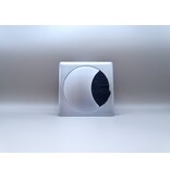 Multi Meubel Kabeldoorvoer metaal vierkant GLANS CHROOM