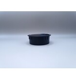 Multi Meubel Kabeldoorvoer metaal Ø 60mm Zwart. Open/Close